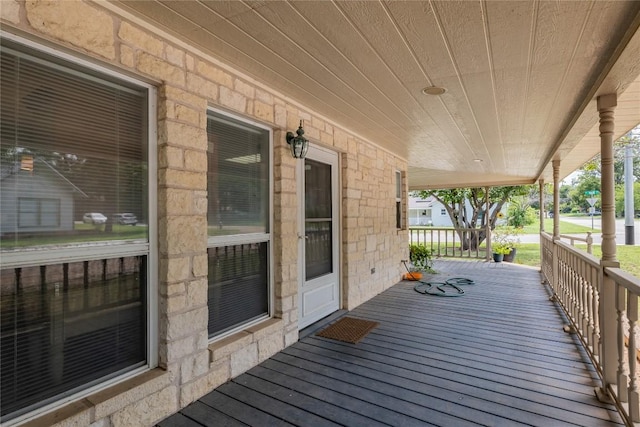 500 N Main St N, Burnet, TX 78611 - view of wooden porch