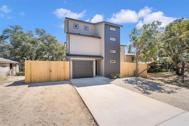 1156 Timberlane Dr, Canyon Lake, TX 78133 - contemporary home with driveway and an attached garage