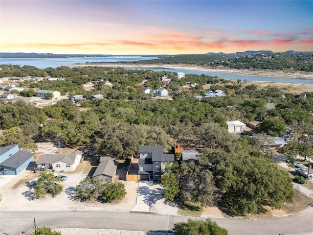 1156 Timberlane Dr, Canyon Lake, TX 78133 - aerial view of residential area with a large body of water
