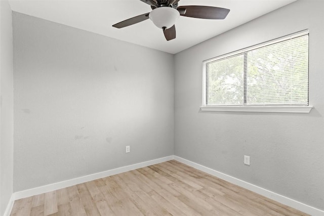 109 Campfire Cir, Copperas Cove, TX 76522 - unfurnished room with light wood-style floors and ceiling fan