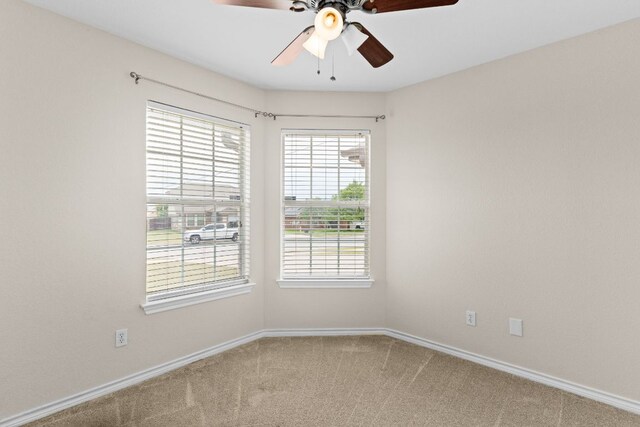 3402 Lauren St, Copperas Cove, TX 76522 - carpeted empty room with ceiling fan and baseboards