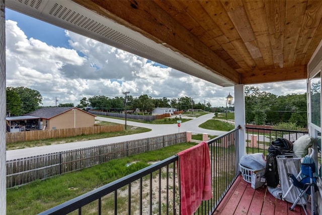 130 Los Arcos Rd, Elgin, TX 78621 - view of wooden deck