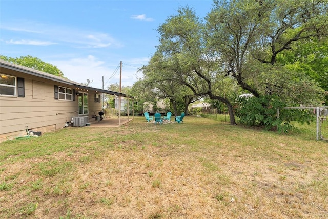 617 Johnson St, Bertram, TX 78605 - view of yard featuring a patio
