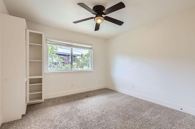 1511 Wilson Heights Dr, Austin, TX 78746 - unfurnished bedroom with carpet floors and ceiling fan