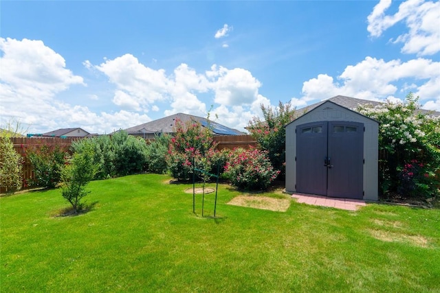 232 Reagor Dr, Taylor, TX 76574 - fenced yard with a shed