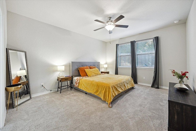 604 John Muir Trl, Leander, TX 78641 - bedroom featuring carpet and a ceiling fan
