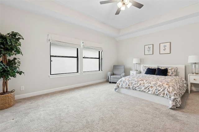 15408 Joseph Dr, Austin, TX 78734 - carpeted bedroom featuring baseboards and a ceiling fan