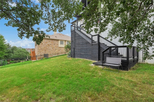 15408 Joseph Dr, Austin, TX 78734 - view of yard featuring stairway