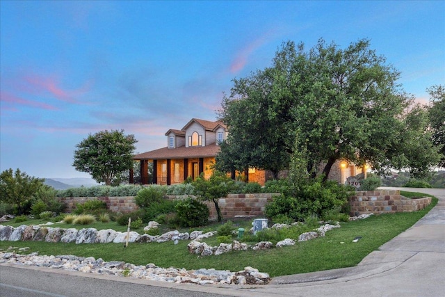 3207 Crystal Falls Pkwy, Leander, TX 78641 - view of front of home with a lawn