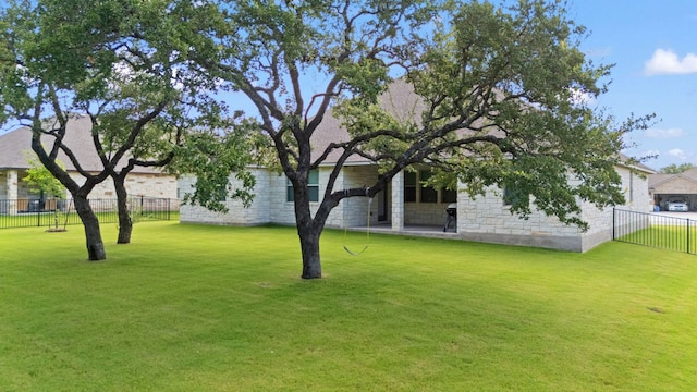 127 Tom Kite Dr, Burnet, TX 78611 - view of yard