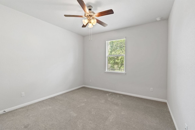 127 Tom Kite Dr, Burnet, TX 78611 - empty room with a ceiling fan, carpet, and a smoke detector