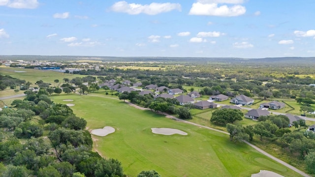 127 Tom Kite Dr, Burnet, TX 78611 - aerial perspective of suburban area with a golf club
