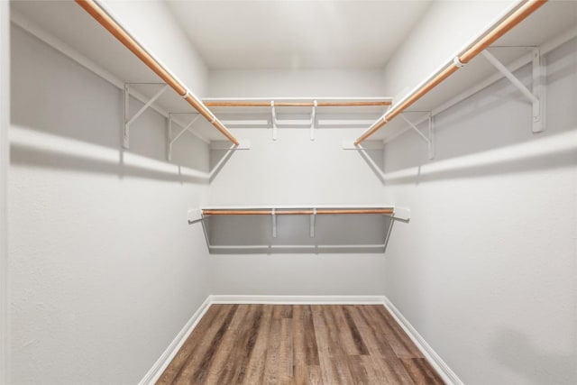 216 Watergate Way, Hutto, TX 78634 - walk in closet featuring wood finished floors