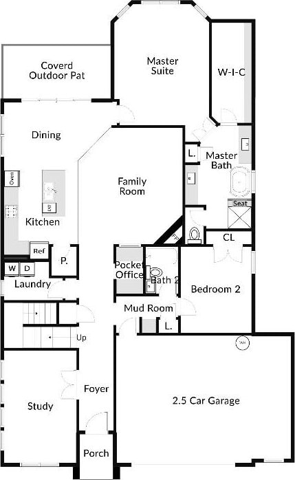 2309 Lone Spur Cv, Round Rock, TX 78665 - view of property floor plan