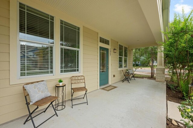 1267 Sanders, Kyle, TX 78640 - view of covered porch