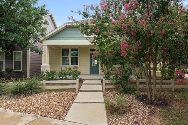 1267 Sanders, Kyle, TX 78640 - view of front of property with covered porch