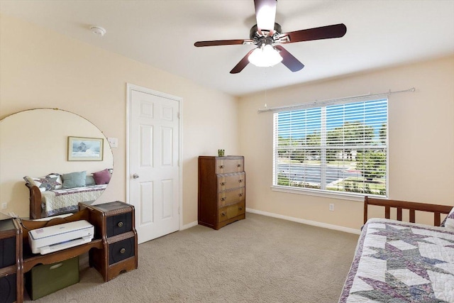 401 Buttercup Creek Blvd Unit 1904, Cedar Park, TX 78613 - bedroom featuring carpet and a ceiling fan