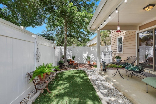 401 Buttercup Creek Blvd Unit 1904, Cedar Park, TX 78613 - fenced backyard with a patio