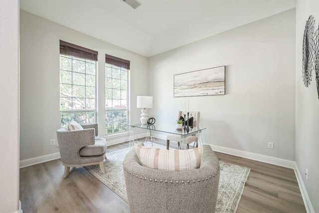 112 Mcbride Ln, Cedar Park, TX 78613 - office space featuring wood finished floors and baseboards