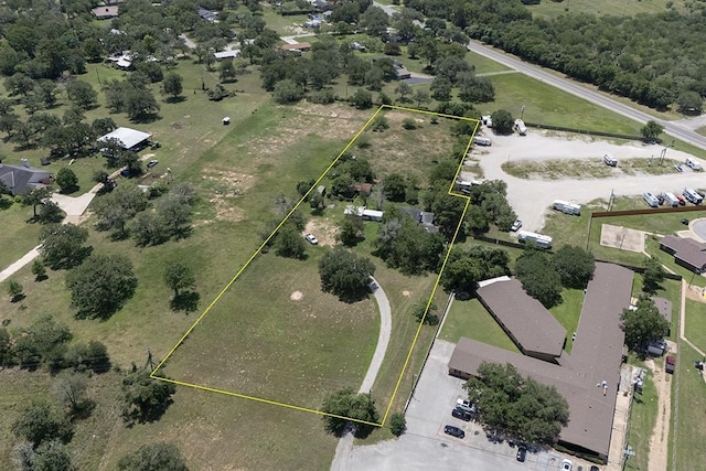 3508 Moulton Rd, Gonzales, TX 78629 - aerial view of property's location featuring property boundaries highlighted