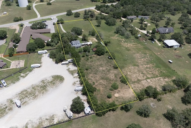 3508 Moulton Rd, Gonzales, TX 78629 - aerial overview of property's location with property boundaries highlighted
