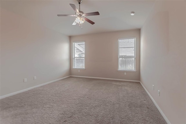 632 Schefer St, Leander, TX 78641 - empty room with carpet floors and a ceiling fan
