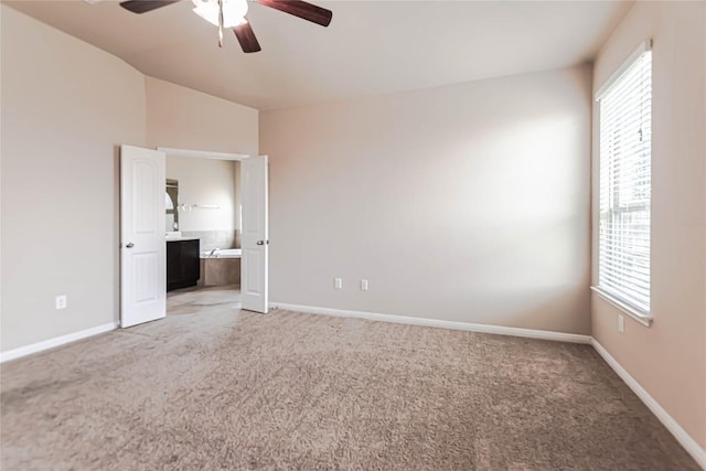 632 Schefer St, Leander, TX 78641 - unfurnished room featuring ceiling fan, light carpet, and plenty of natural light