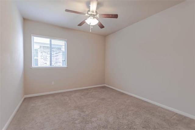 632 Schefer St, Leander, TX 78641 - carpeted empty room featuring ceiling fan and baseboards