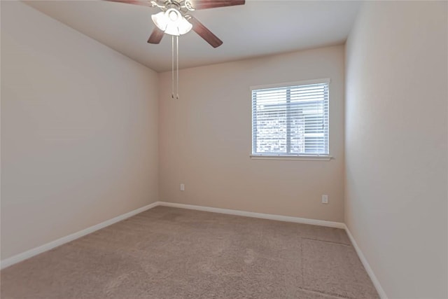 632 Schefer St, Leander, TX 78641 - empty room with light carpet and a ceiling fan