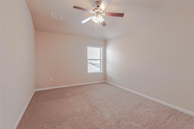 632 Schefer St, Leander, TX 78641 - spare room with light carpet and ceiling fan