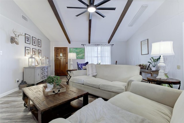 400 N Brazos St, Granger, TX 76530 - living room featuring light wood finished floors and ceiling fan