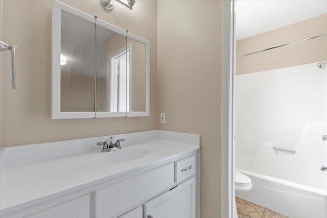 901 Pack Saddle Pass, Round Rock, TX 78681 - bathroom with vanity,  shower combination, and tile patterned flooring