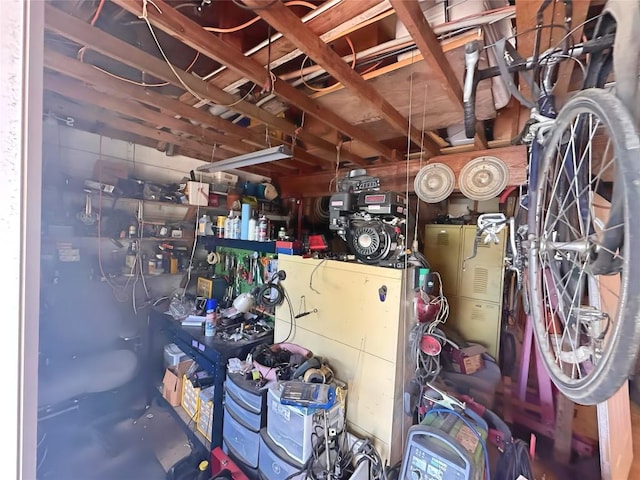 321 Douglas St, Lexington, TX 78947 - storage room with a garage