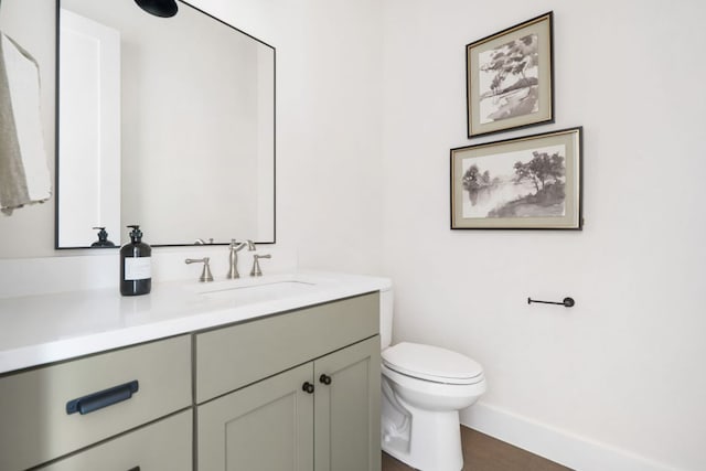 12309 Carlsbad Dr, Austin, TX 78738 - half bath with vanity and toilet
