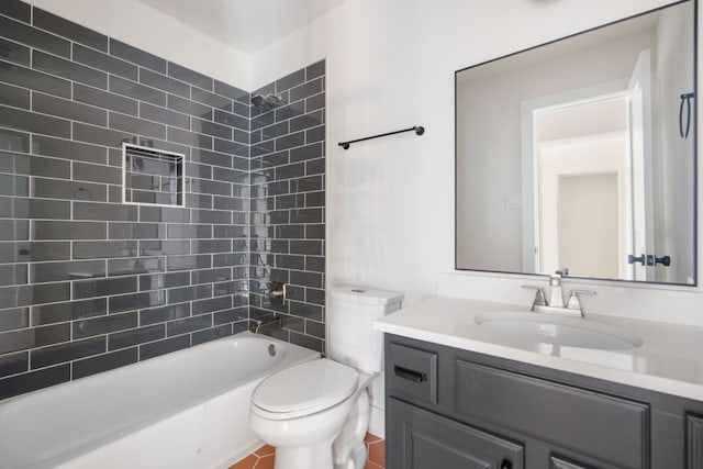 12309 Carlsbad Dr, Austin, TX 78738 - bathroom featuring vanity and washtub / shower combination