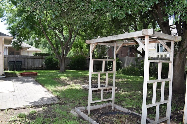 30007 Oakland Hills Dr, Georgetown, TX 78628 - fenced backyard with a patio area