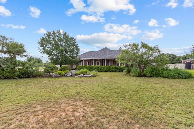 1205 Mountain View Dr, San Marcos, TX 78666 - view of green lawn