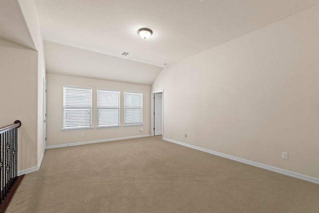 4013 Gloucester Dr, Cedar Park, TX 78613 - empty room with vaulted ceiling and carpet floors