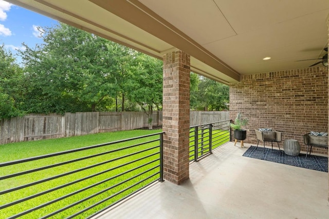 4013 Gloucester Dr, Cedar Park, TX 78613 - fenced backyard with a patio