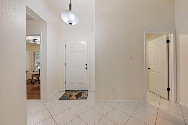 2519 Gate Ridge Dr, Austin, TX 78748 - foyer entrance with light tile patterned floors