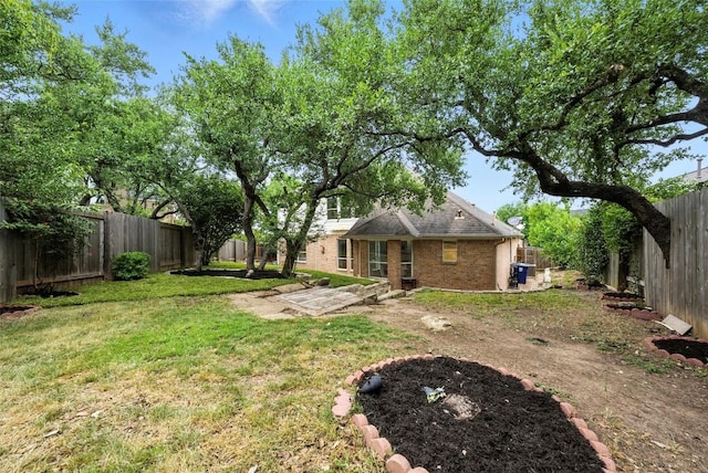 5704 Keli Ct, Austin, TX 78735 - fenced backyard with a patio area