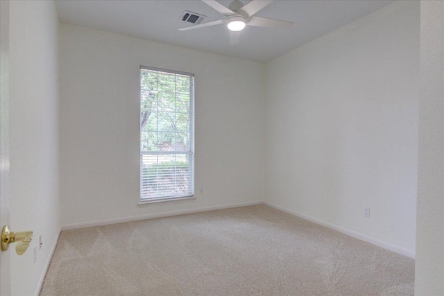 6604 Donner Cv, Austin, TX 78749 - empty room with light carpet and ceiling fan