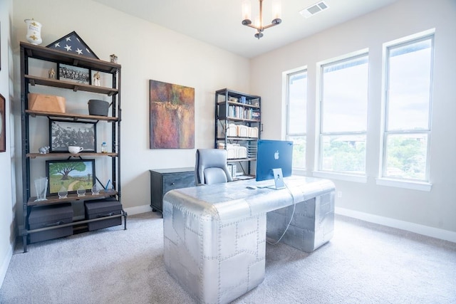 2220 Normandy Vw, Leander, TX 78641 - carpeted home office with healthy amount of natural light