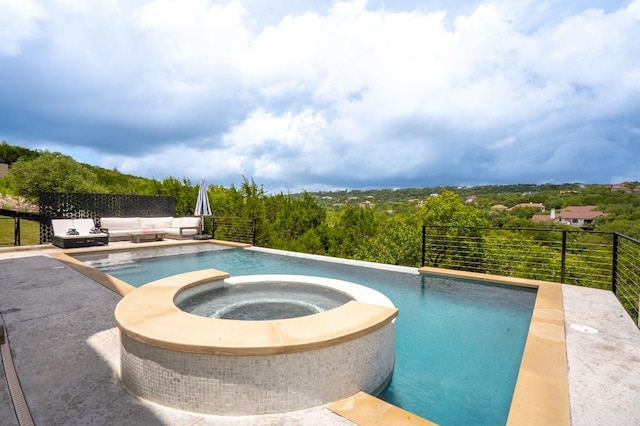 2220 Normandy Vw, Leander, TX 78641 - view of pool with a pool with connected hot tub