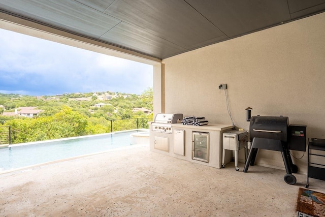 2220 Normandy Vw, Leander, TX 78641 - view of patio featuring exterior kitchen