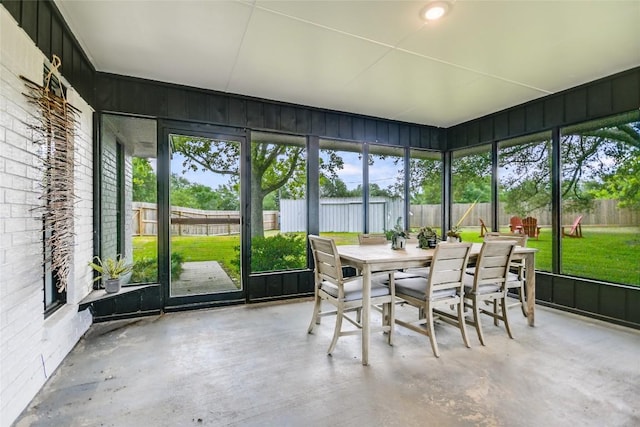 6569 Cutoff Rd, Round Top, TX 78940 - sunroom / solarium featuring outdoor dining space
