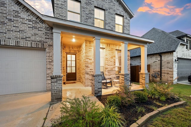 1535 Terrys Gate, New Braunfels, TX 78132 - entrance to property with brick siding and a porch