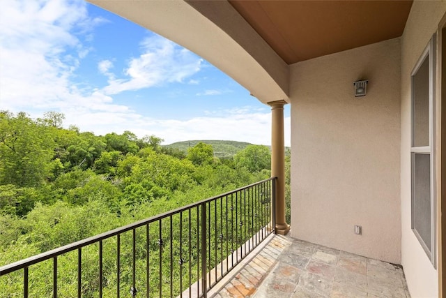 8540 Adirondack Trl Unit 21, Austin, TX 78759 - balcony featuring a wooded view