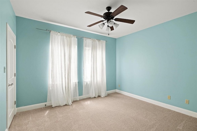 8540 Adirondack Trl Unit 21, Austin, TX 78759 - carpeted spare room with ceiling fan and baseboards