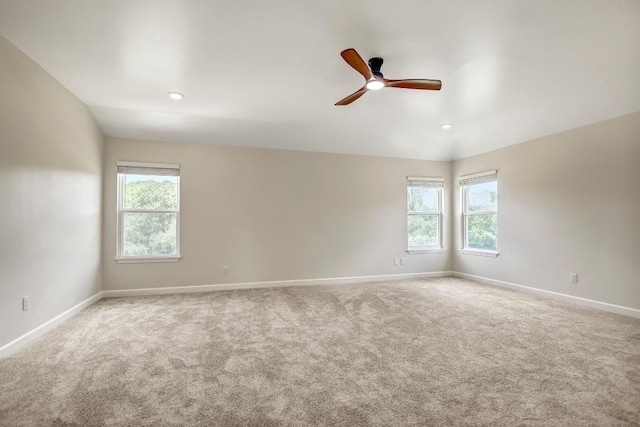 309 Camperdown Elm Dr, Austin, TX 78748 - unfurnished room featuring carpet, ceiling fan, and recessed lighting